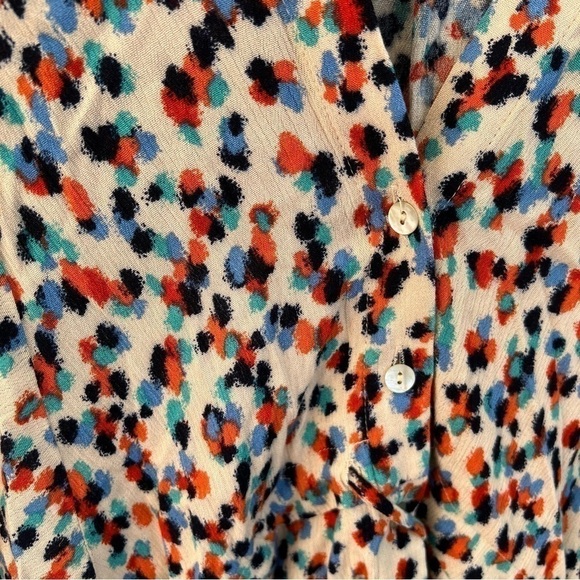 VICI - NWOT Mini Kimono Dress /Tunic Oversized Button Front Coverup Medium - Picture 3 of 7